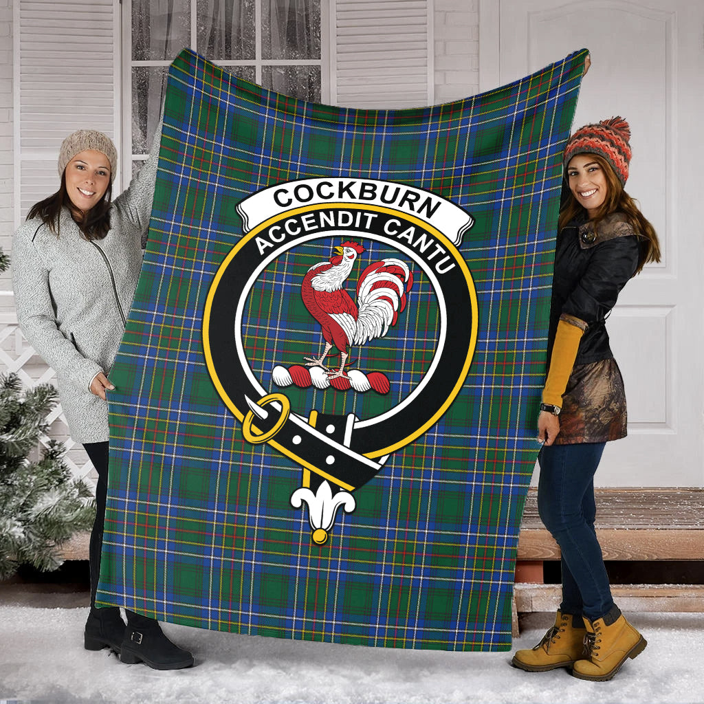 cockburn-ancient-tartab-blanket-with-family-crest