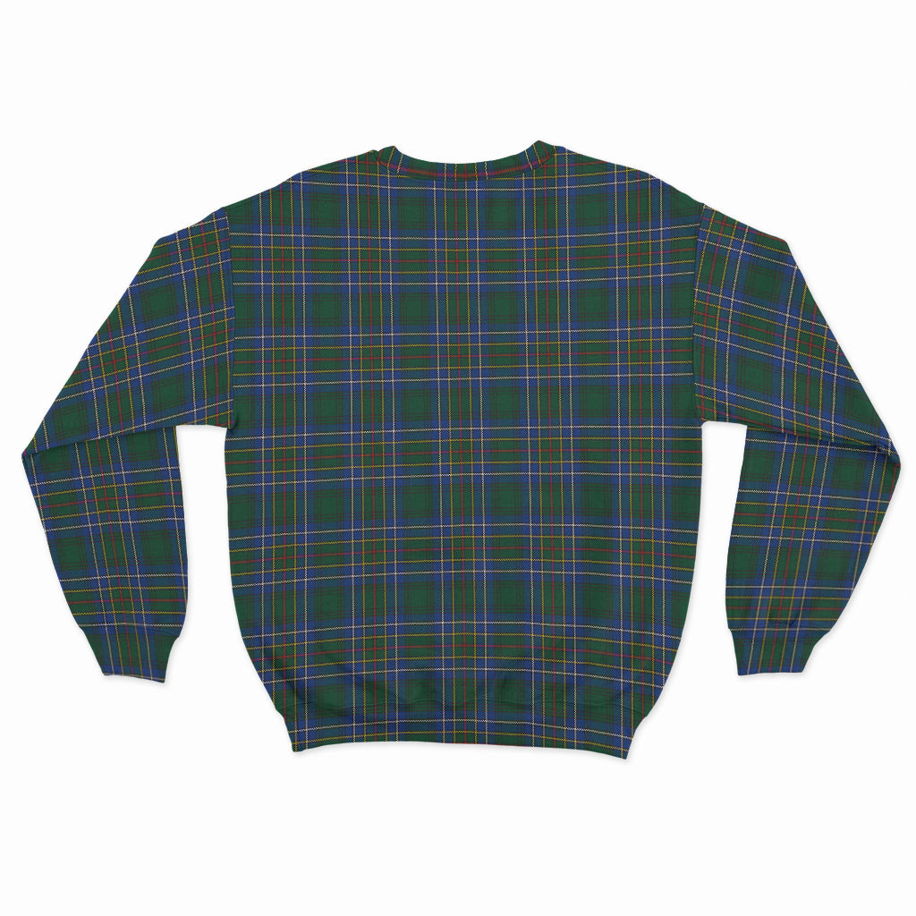 Cockburn Ancient Tartan Sweatshirt with Family Crest - Tartan Vibes Clothing