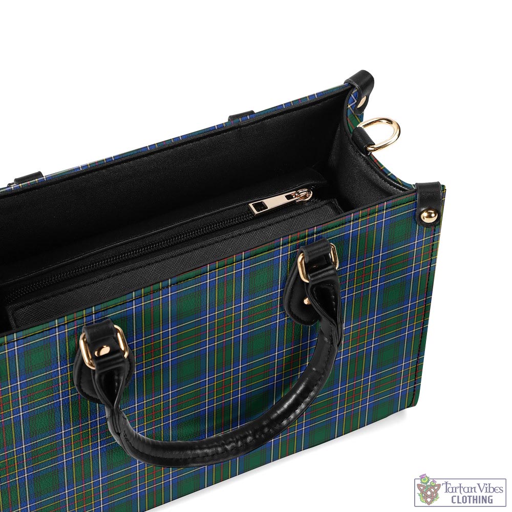 Tartan Vibes Clothing Cockburn Ancient Tartan Luxury Leather Handbags