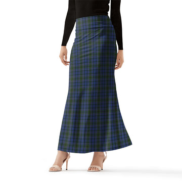 Cockburn Blue Tartan Womens Full Length Skirt