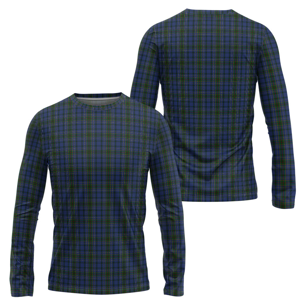 cockburn-blue-tartan-long-sleeve-t-shirt