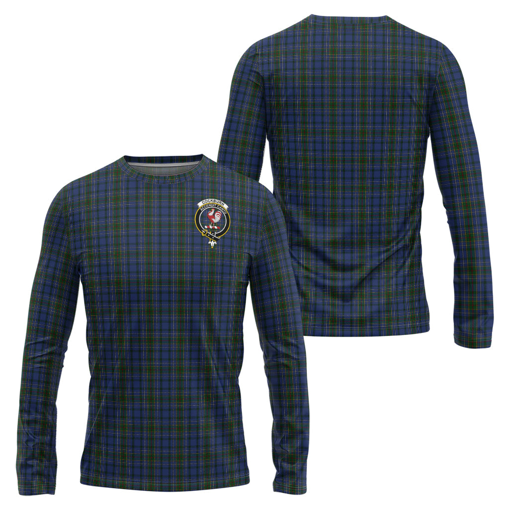 cockburn-blue-tartan-long-sleeve-t-shirt-with-family-crest