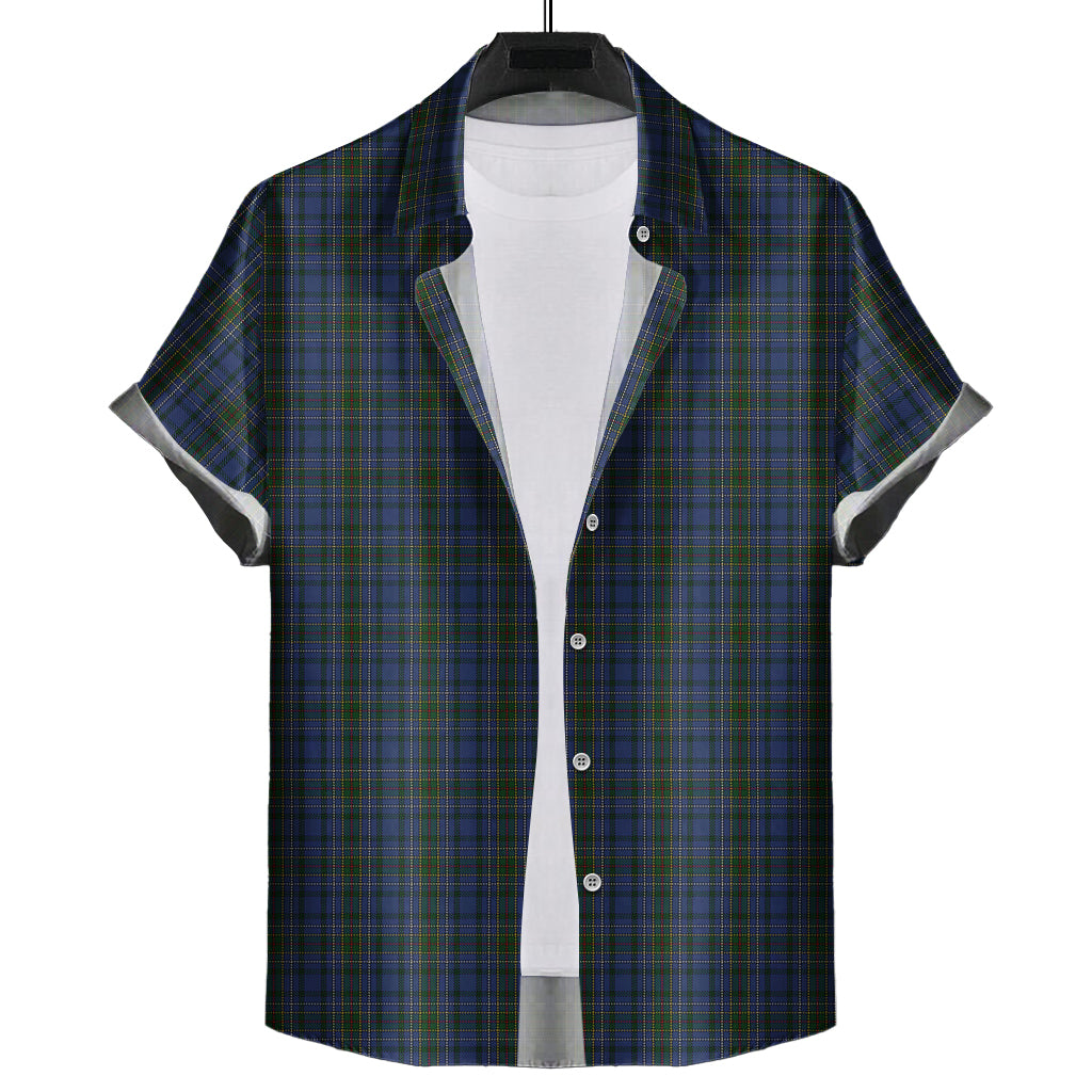 cockburn-blue-tartan-short-sleeve-button-down-shirt