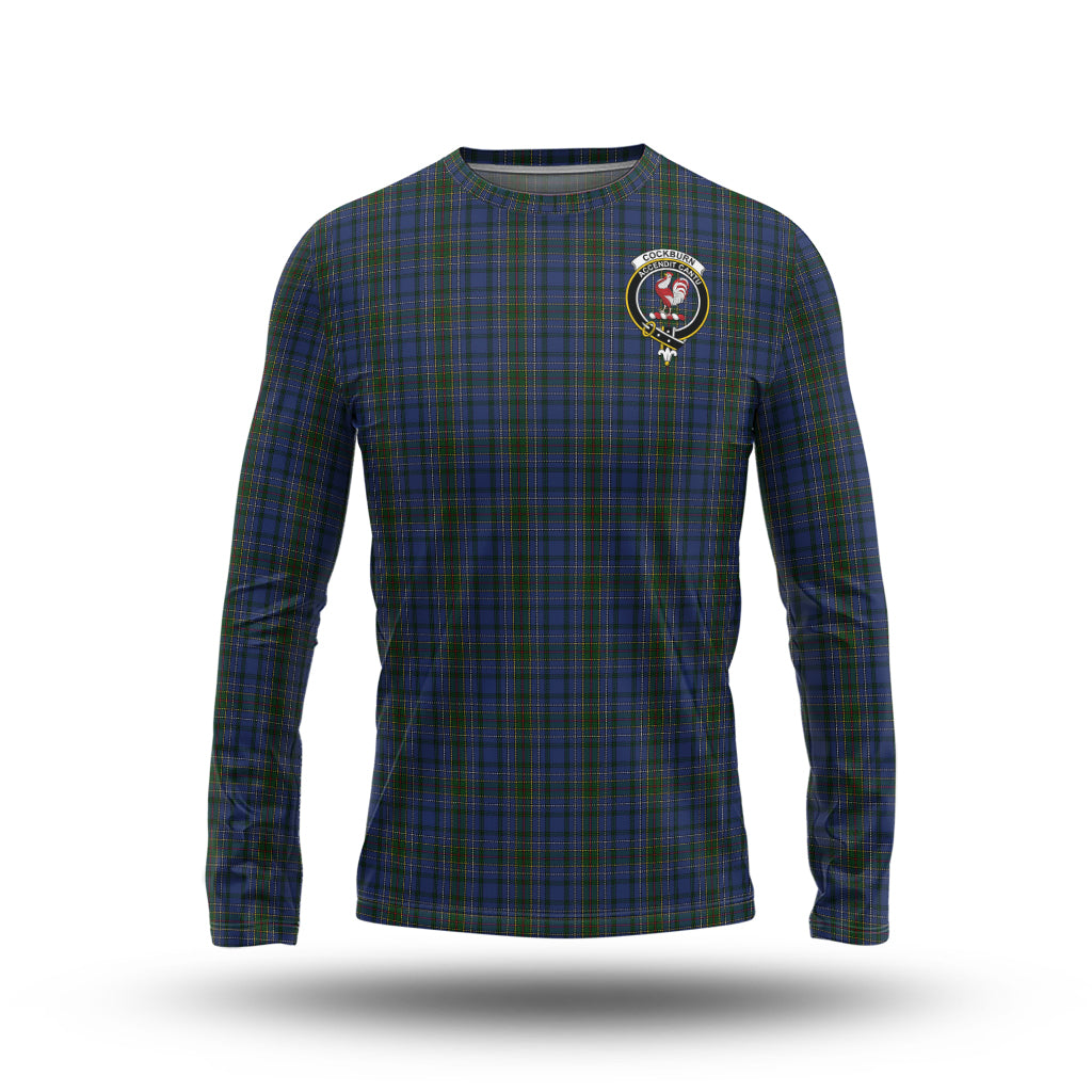 cockburn-blue-tartan-long-sleeve-t-shirt-with-family-crest