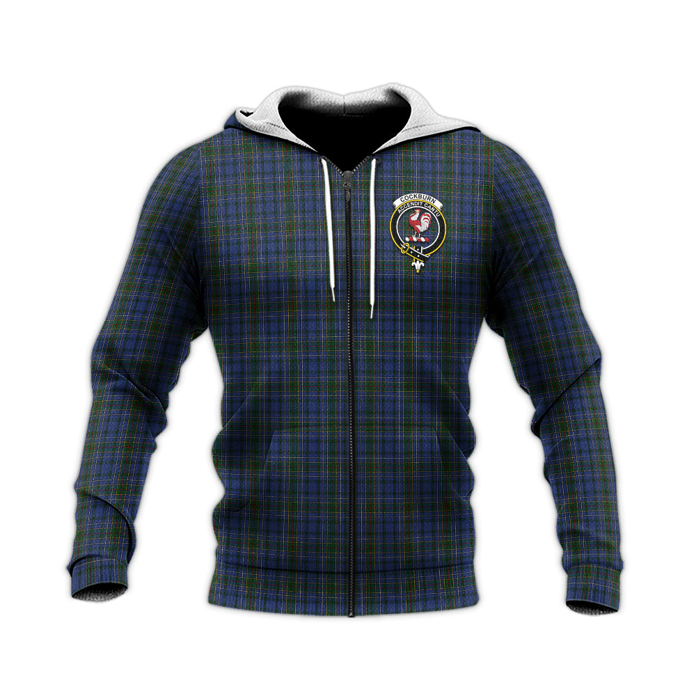 cockburn-blue-tartan-knitted-hoodie-with-family-crest