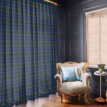 Cockburn Blue Tartan Window Curtain