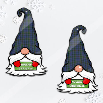 Cockburn Blue Gnome Christmas Ornament with His Tartan Christmas Hat