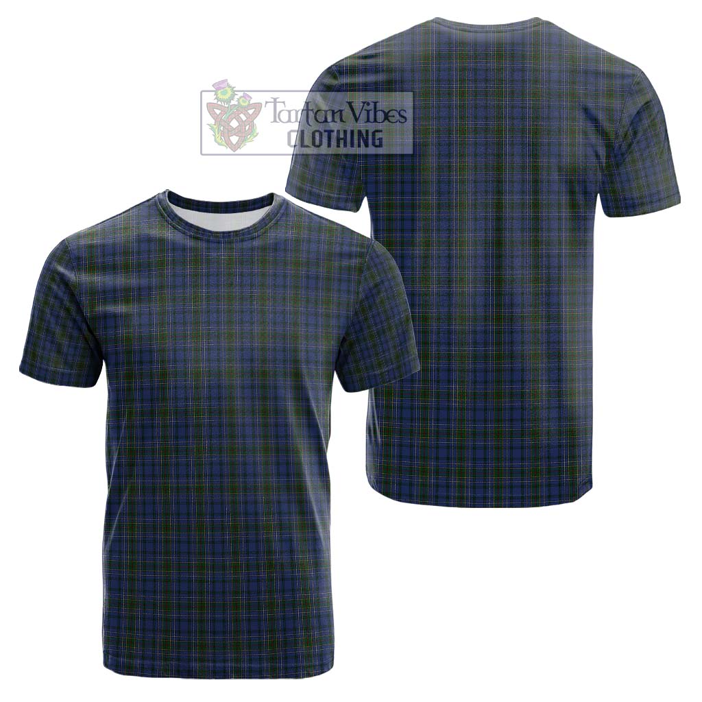 Cockburn Blue Tartan Cotton T-Shirt Kid's Shirt - Tartanvibesclothing Shop