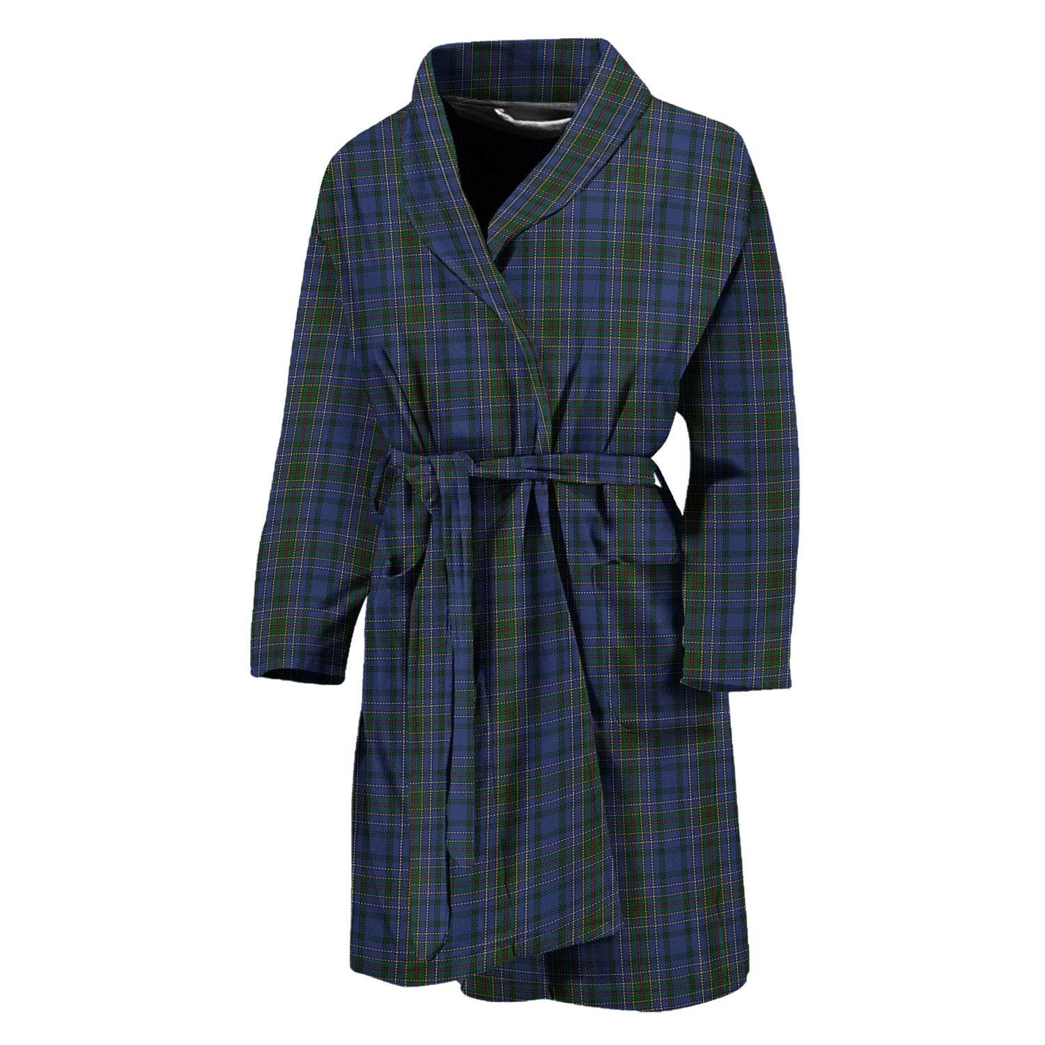 Cockburn Blue Tartan Bathrobe - Tartan Vibes Clothing