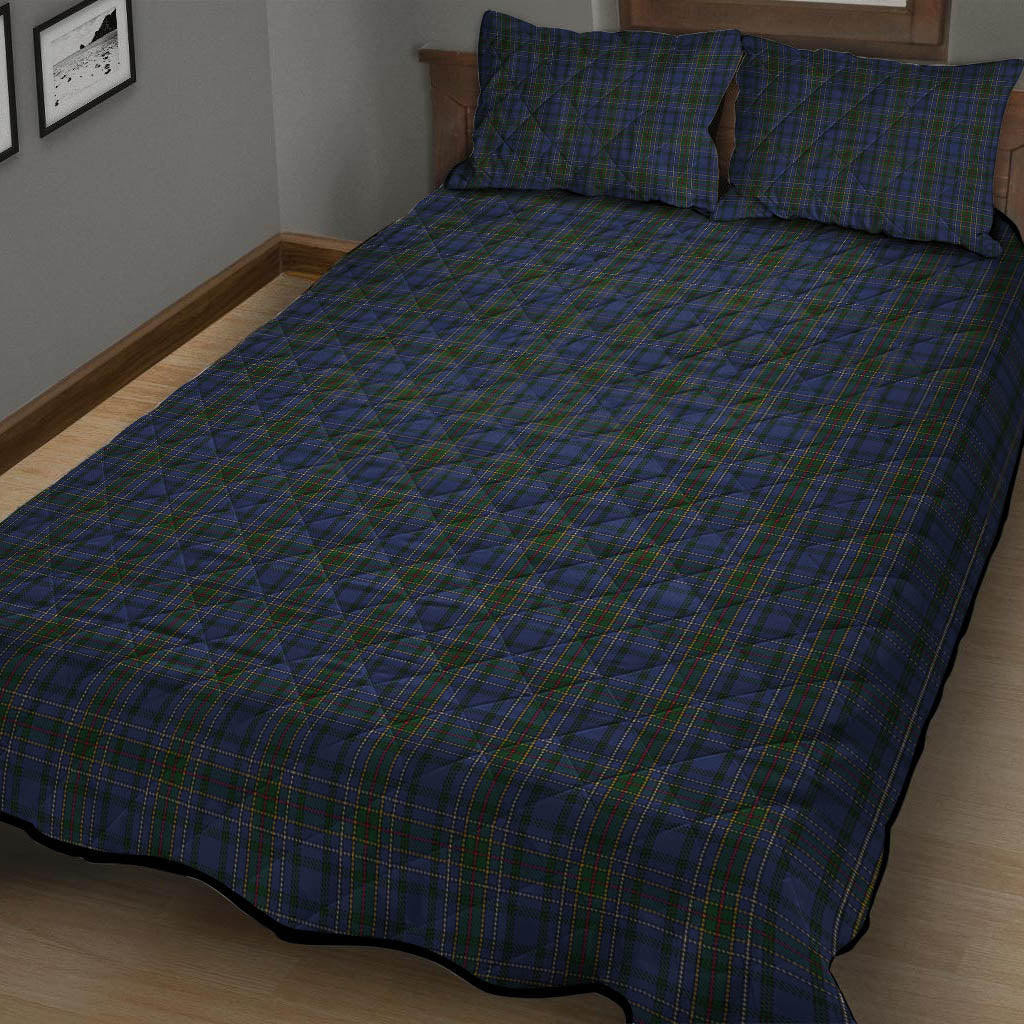 Cockburn Blue Tartan Quilt Bed Set - Tartan Vibes Clothing