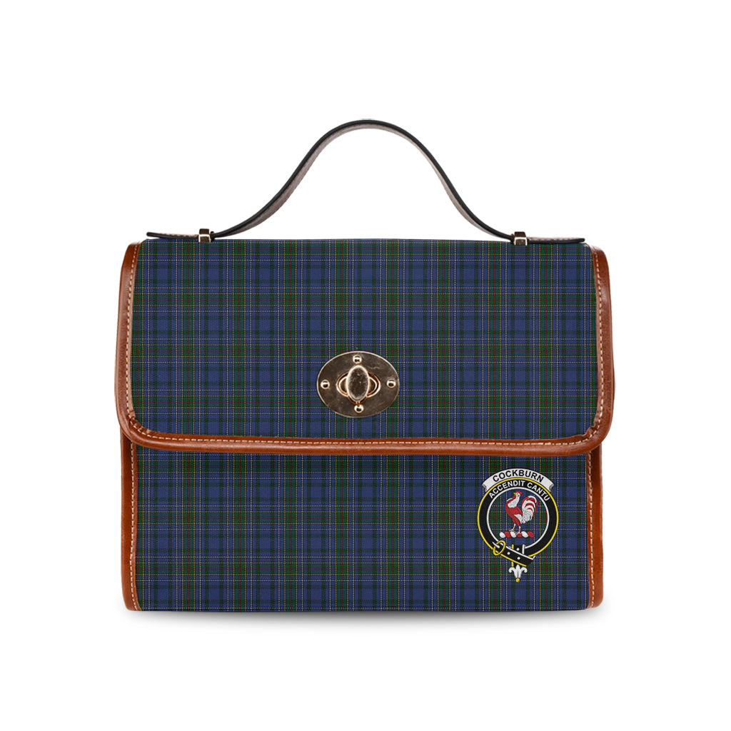 cockburn-blue-tartan-leather-strap-waterproof-canvas-bag-with-family-crest