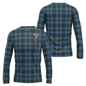 Cockburn Modern Tartan Long Sleeve T-Shirt with Family Crest