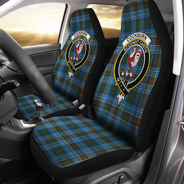 Cockburn Modern Tartan Car Seat Cover with Family Crest