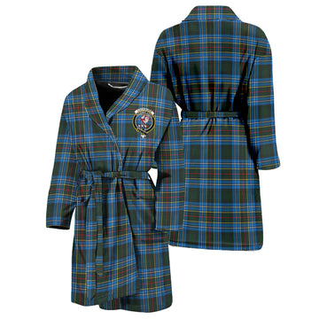 Cockburn Modern Tartan Bathrobe with Family Crest