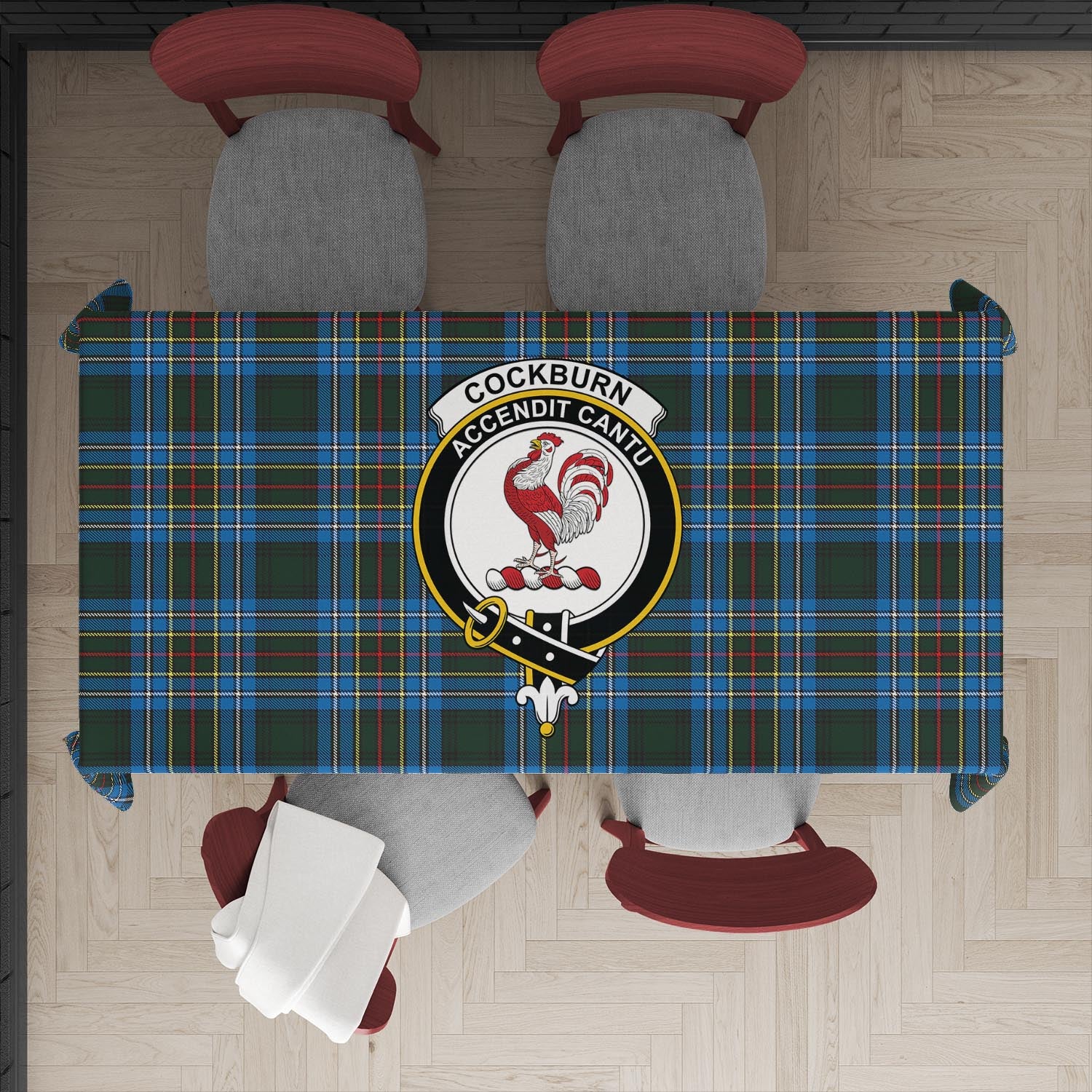 cockburn-modern-tatan-tablecloth-with-family-crest