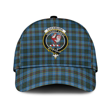 Cockburn Modern Tartan Classic Cap with Family Crest