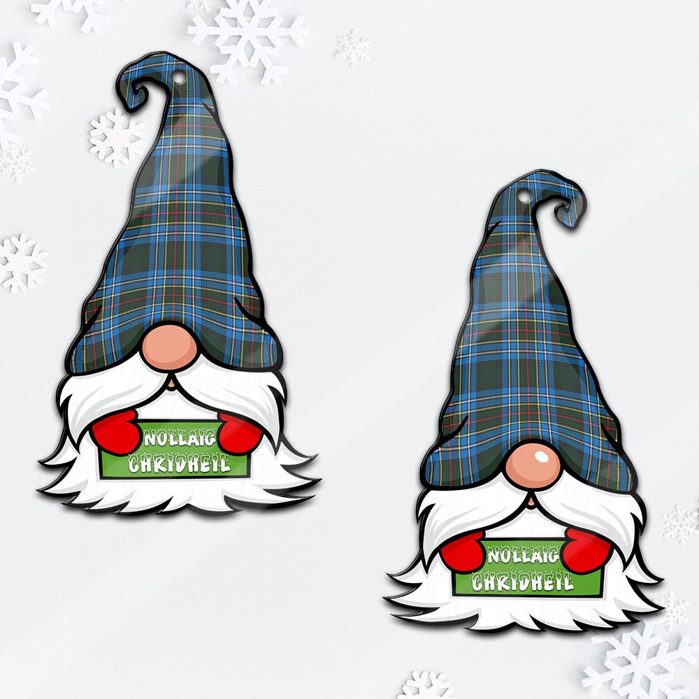 Cockburn Modern Gnome Christmas Ornament with His Tartan Christmas Hat - Tartan Vibes Clothing