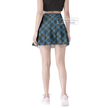 Cockburn Modern Tartan Women's Plated Mini Skirt