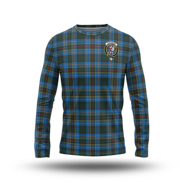 Cockburn Modern Tartan Long Sleeve T-Shirt with Family Crest