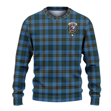 Cockburn Modern Tartan Ugly Sweater with Family Crest