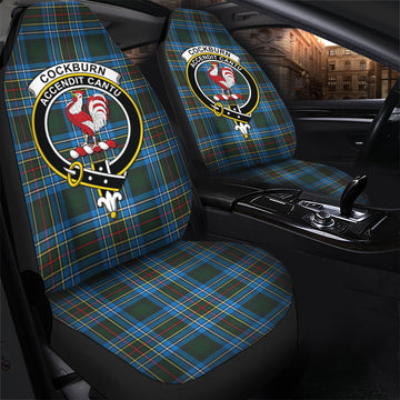 Cockburn Modern Tartan Car Seat Cover with Family Crest