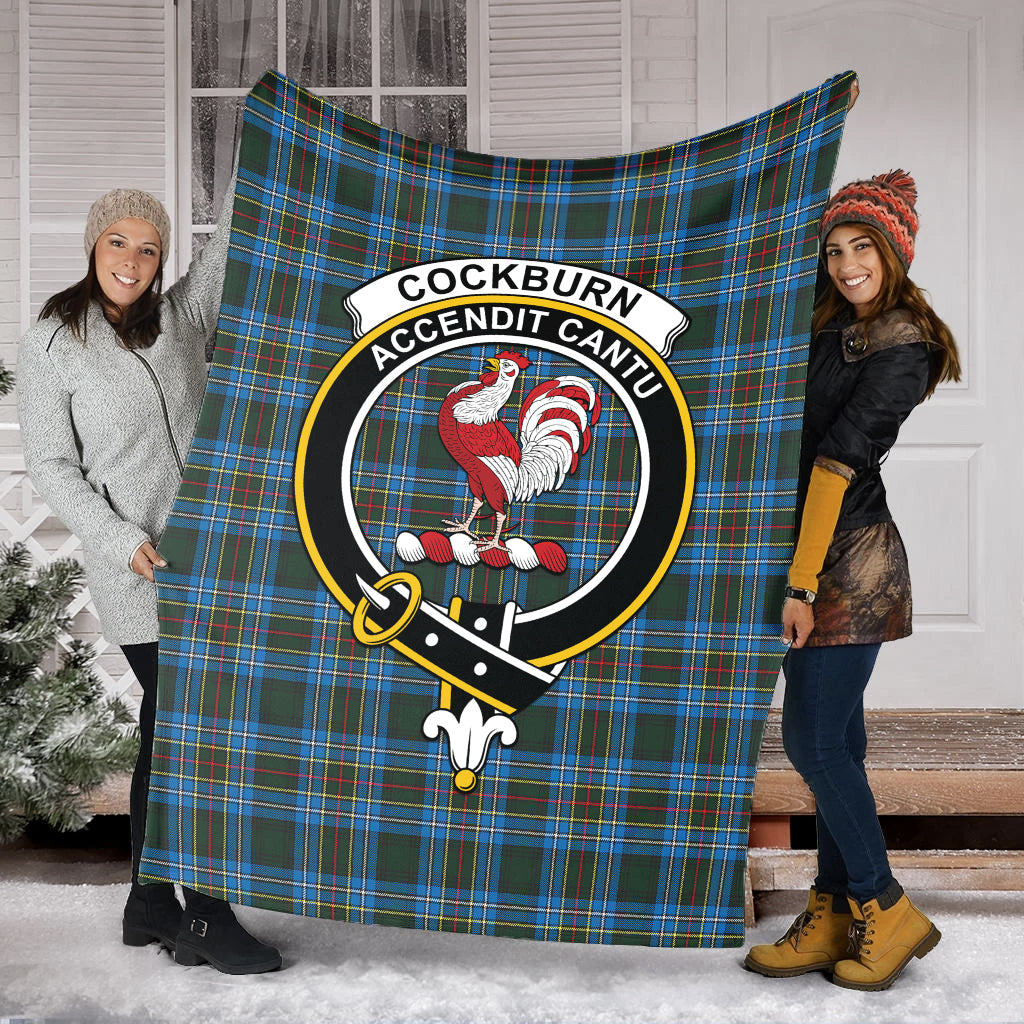 cockburn-modern-tartab-blanket-with-family-crest