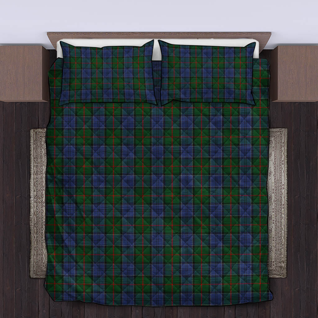 Colquhoun Tartan Quilt Bed Set King - Tartan Vibes Clothing