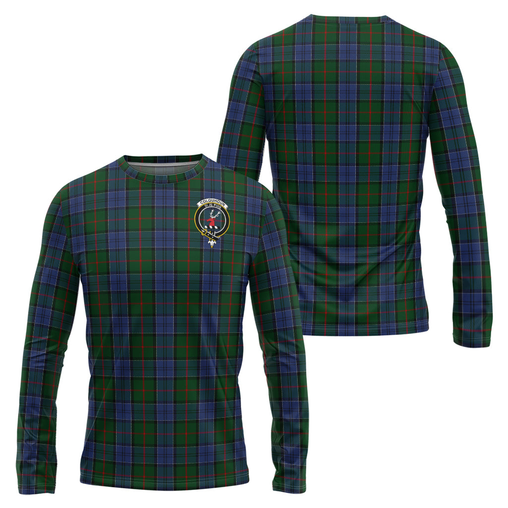 colquhoun-tartan-long-sleeve-t-shirt-with-family-crest