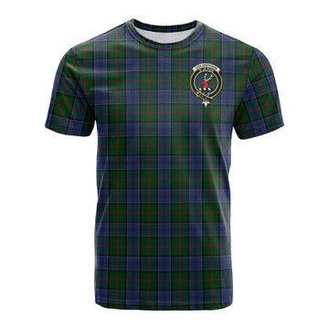 Colquhoun Tartan T-Shirt with Family Crest