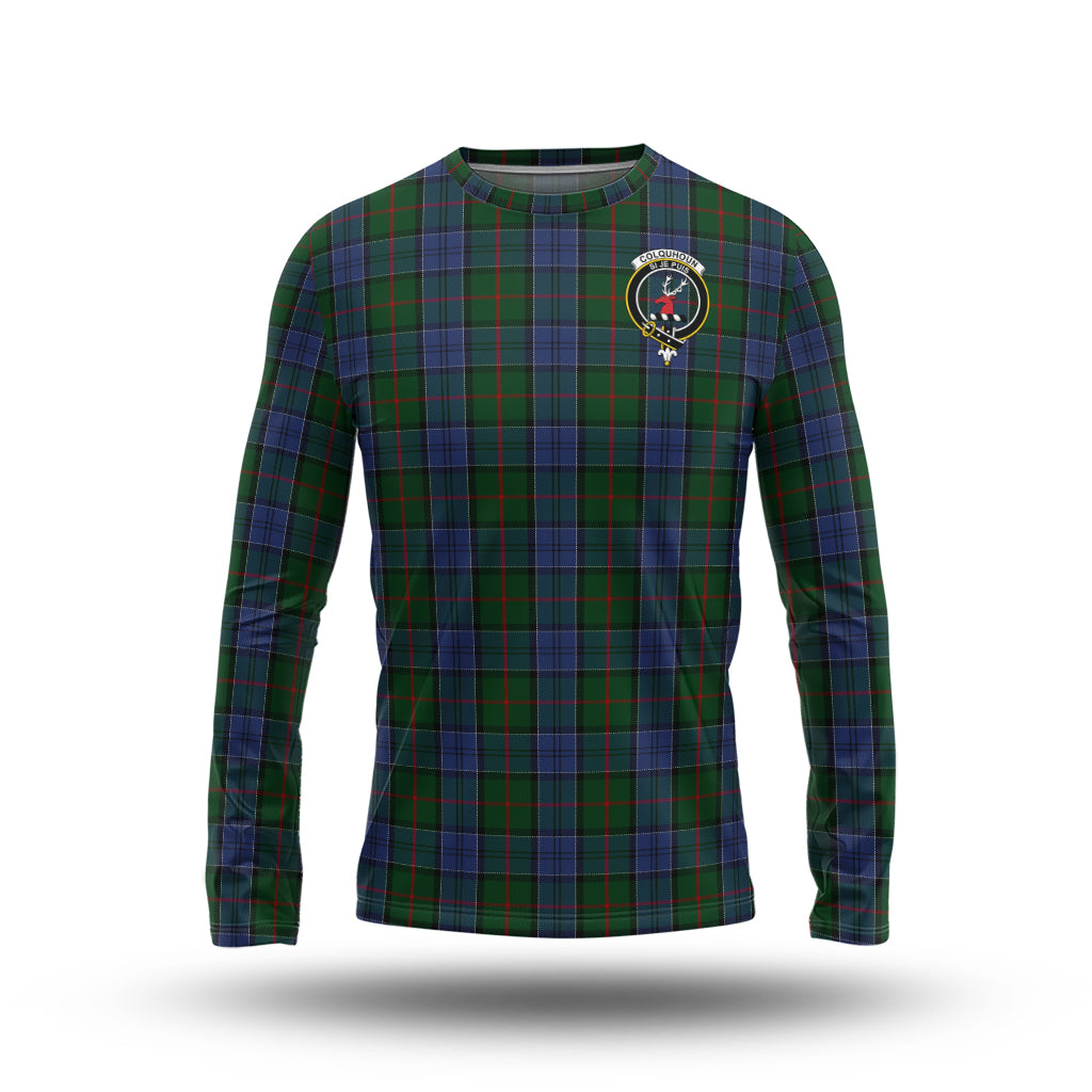 colquhoun-tartan-long-sleeve-t-shirt-with-family-crest