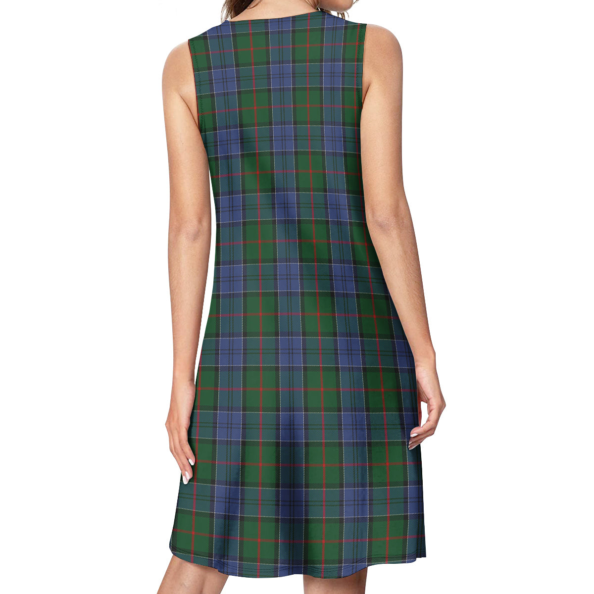 Colquhoun Tartan Womens Casual Dresses - Tartanvibesclothing