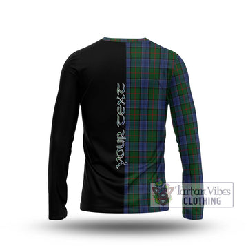 Colquhoun Tartan Long Sleeve T-Shirt with Family Crest and Half Of Me Style