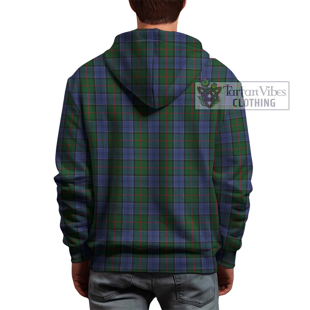 Tartan Vibes Clothing Colquhoun Tartan Hoodie with Family Crest DNA In Me Style