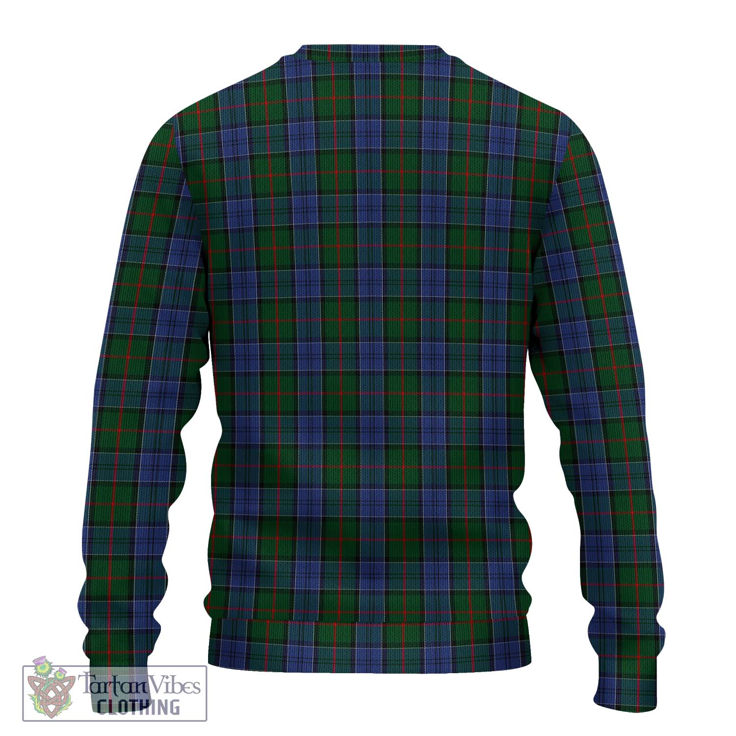 Tartan Vibes Clothing Colquhoun Tartan Knitted Sweater with Family Crest DNA In Me Style