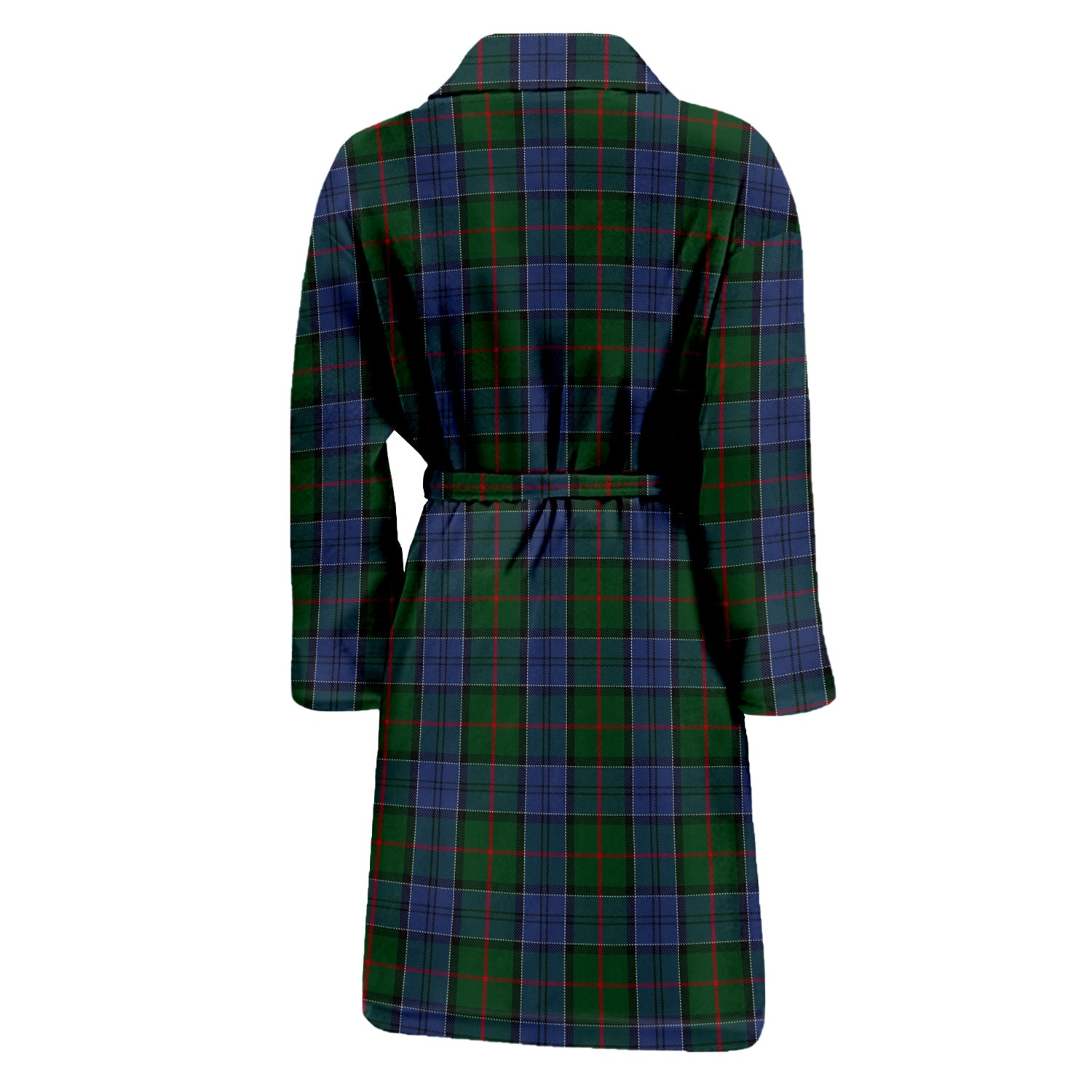 Colquhoun Tartan Bathrobe with Family Crest - Tartan Vibes Clothing