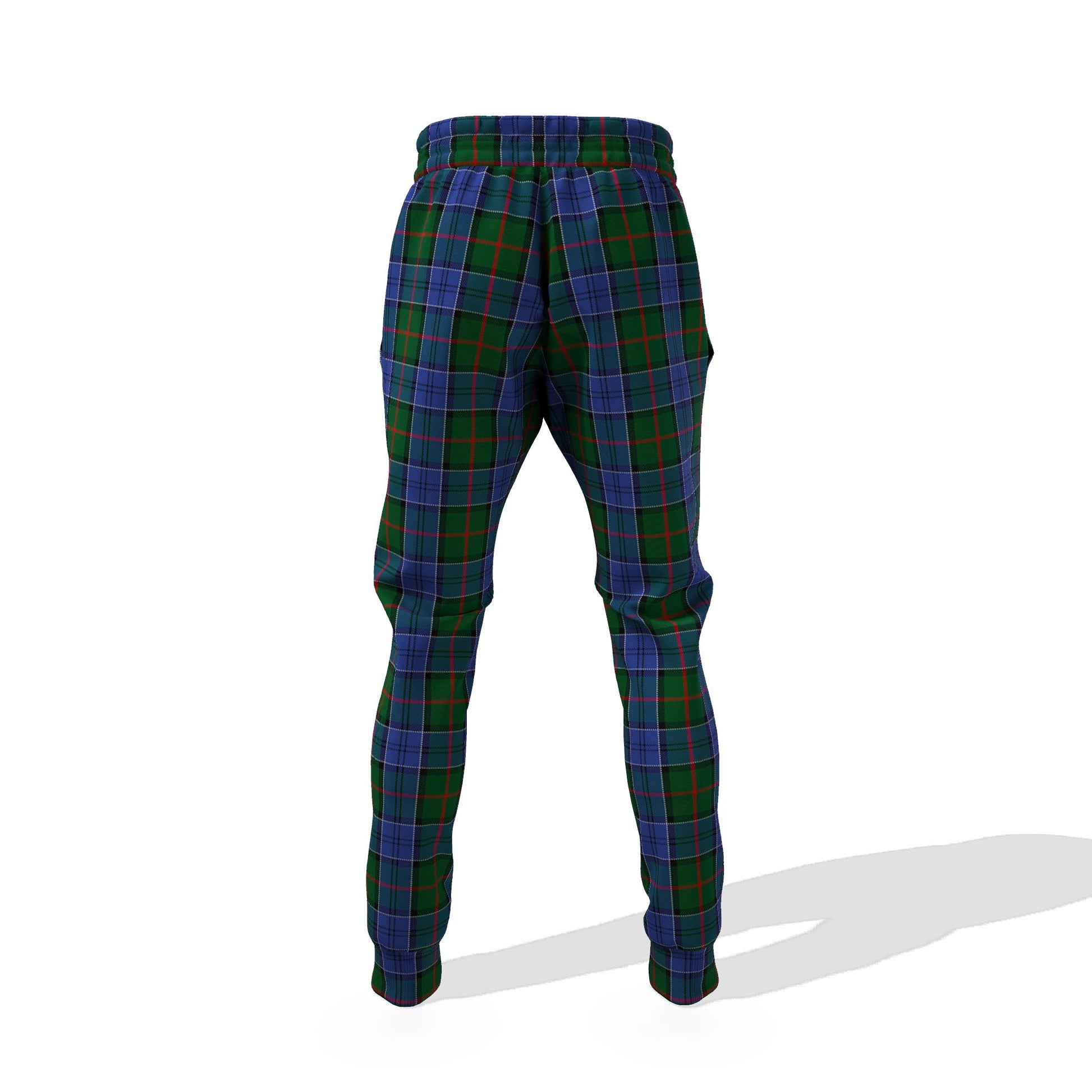 Colquhoun Tartan Joggers Pants with Family Crest 6XL - Tartan Vibes Clothing