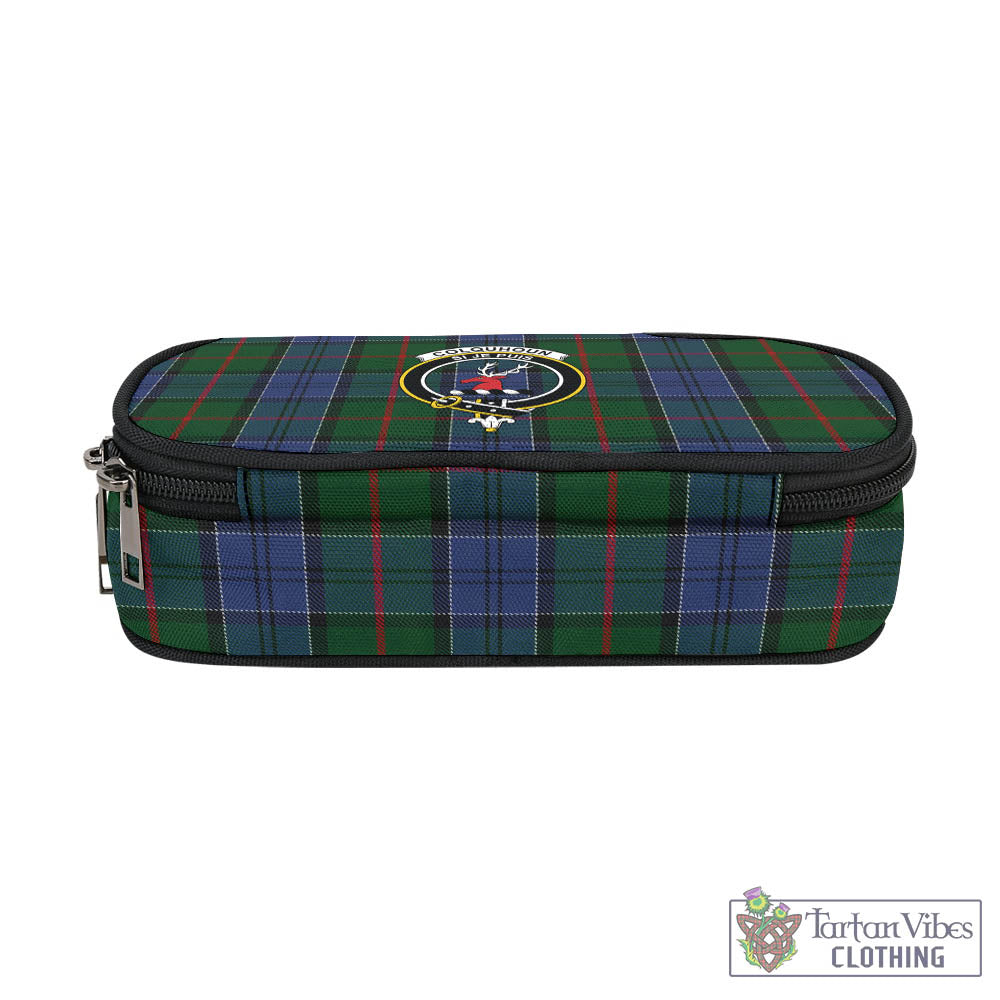 Tartan Vibes Clothing Colquhoun Tartan Pen and Pencil Case with Family Crest