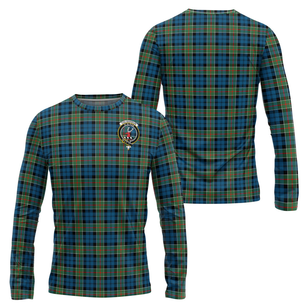 colquhoun-ancient-tartan-long-sleeve-t-shirt-with-family-crest