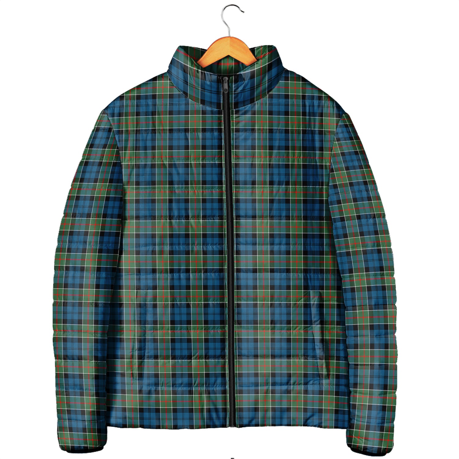 Colquhoun Ancient Tartan Padded Jacket Men's Padded Jacket - Tartan Vibes Clothing