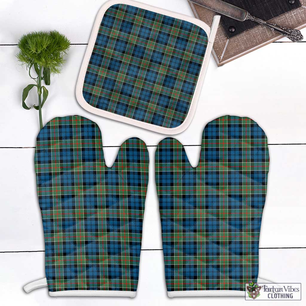 Tartan Vibes Clothing Colquhoun Ancient Tartan Combo Oven Mitt & Pot-Holder