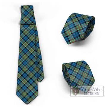 Colquhoun Ancient Tartan Classic Necktie Cross Style