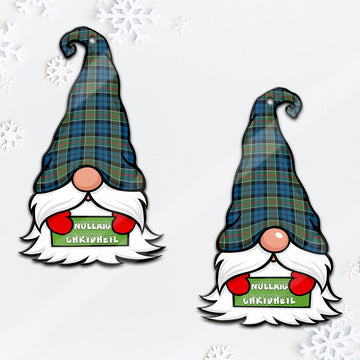 Colquhoun Ancient Gnome Christmas Ornament with His Tartan Christmas Hat