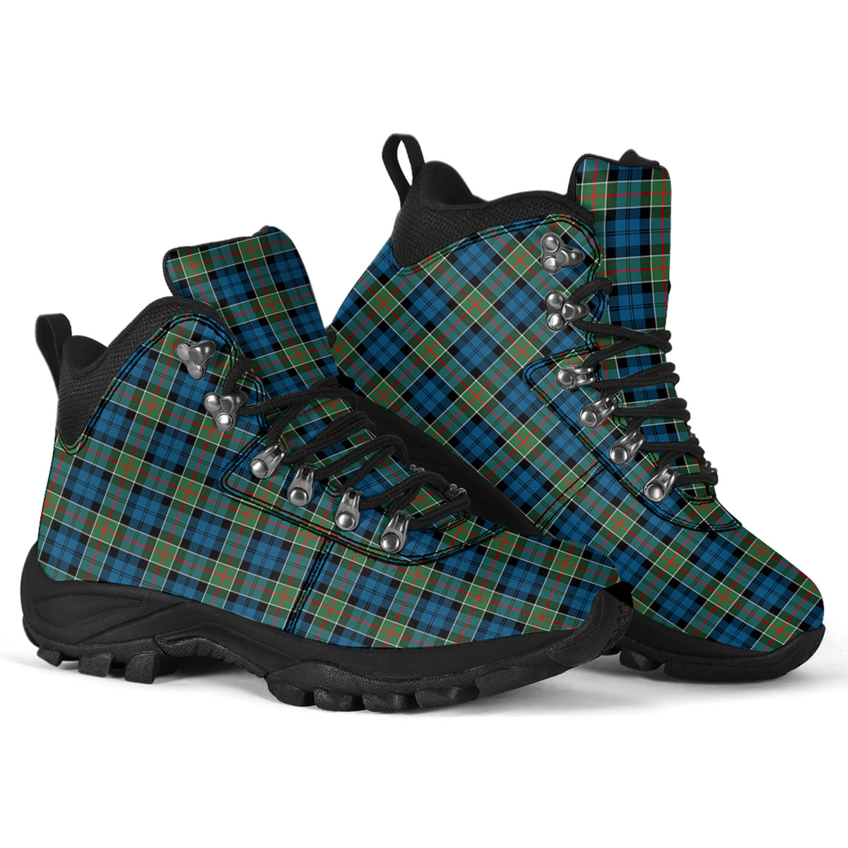 Colquhoun Ancient Tartan Alpine Boots - Tartanvibesclothing