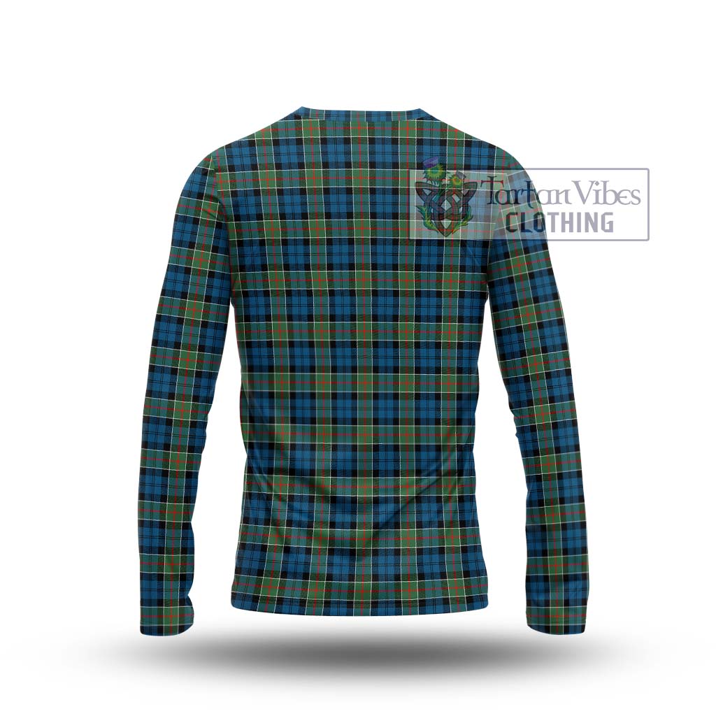 Tartan Vibes Clothing Colquhoun Ancient Tartan Long Sleeve T-Shirt with Family Crest DNA In Me Style