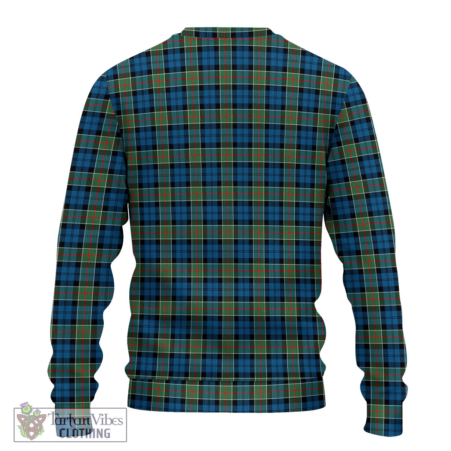 Tartan Vibes Clothing Colquhoun Ancient Tartan Knitted Sweater with Family Crest DNA In Me Style