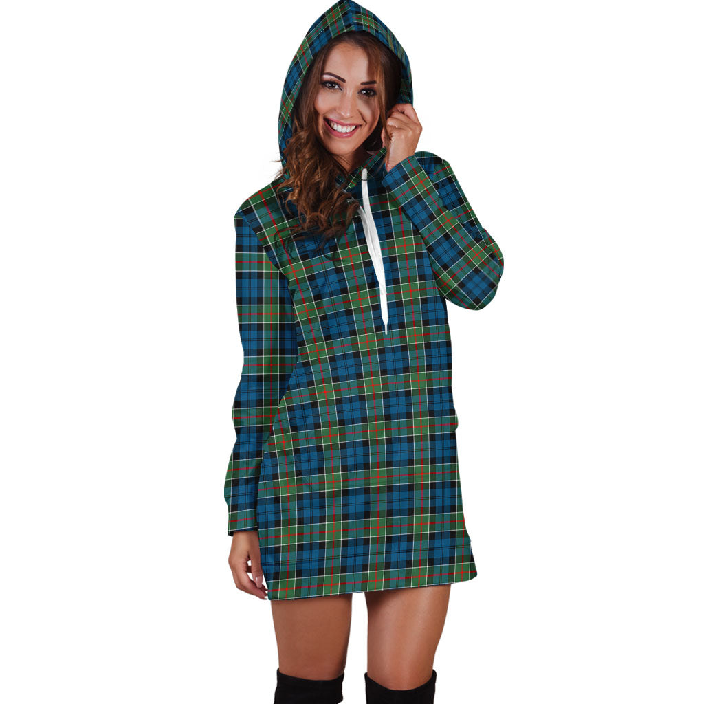 Colquhoun Ancient Tartan Hoodie Dress - Tartan Vibes Clothing