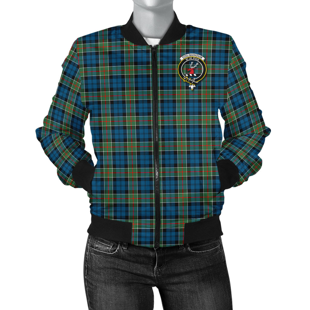 colquhoun-ancient-tartan-bomber-jacket-with-family-crest