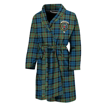 Colquhoun Ancient Tartan Bathrobe with Family Crest