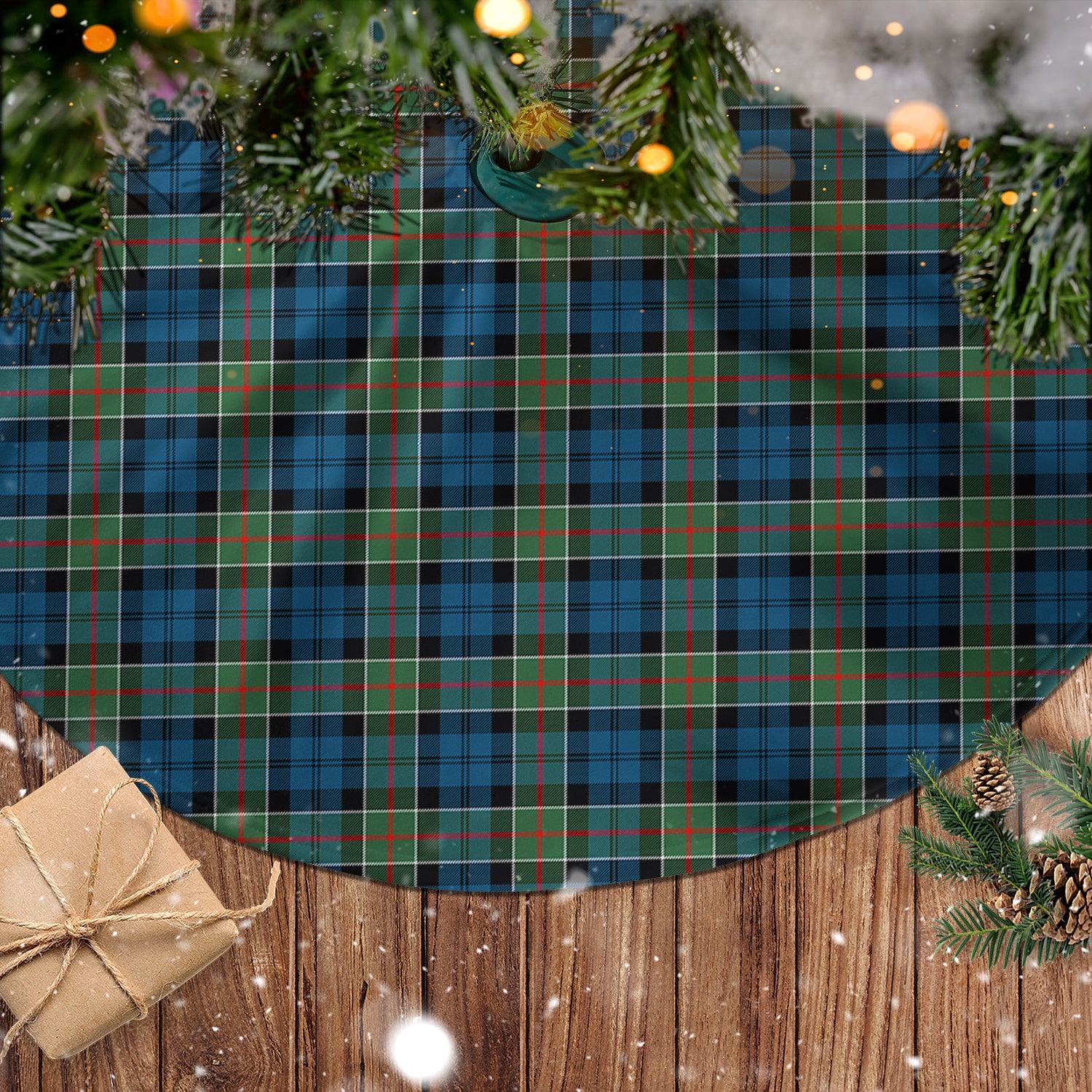 Colquhoun Ancient Tartan Christmas Tree Skirt - Tartanvibesclothing