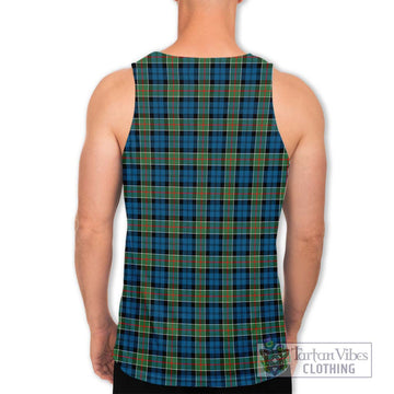 Colquhoun Ancient Tartan Men's Tank Top with Family Crest DNA In Me Style